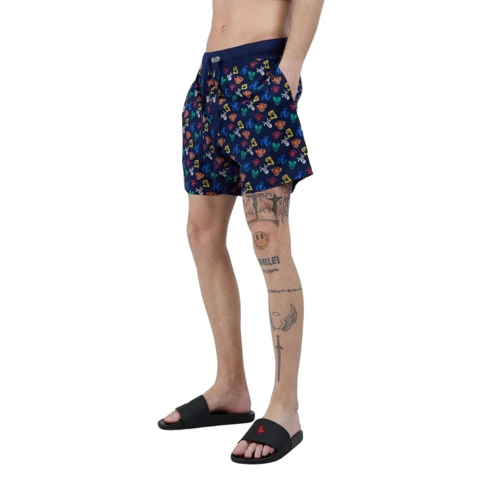 Polo Ralph Lauren All‎ Over Athletic Print Knit Sleep Shorts Men's Size Medium